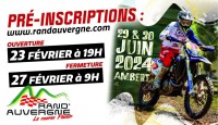 Rand'Auvergne 2024 - Pré-inscriptions en Février ...