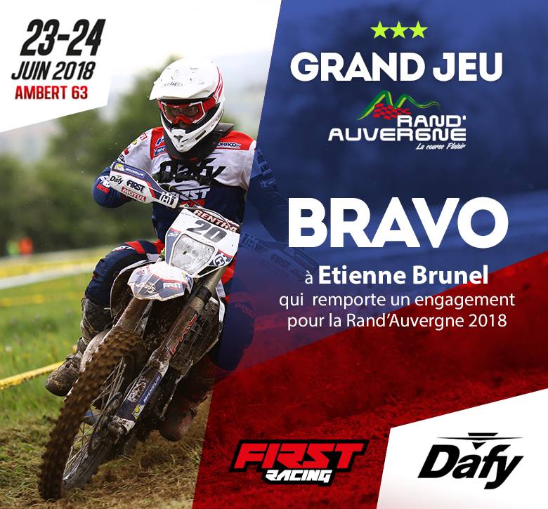 Félicitations à Etienne